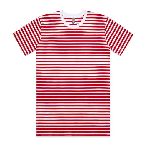 WHITE/RED staple-stripe-tee-white/red